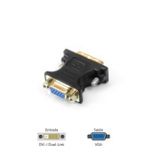 Adaptador DVI-I M X VGA F Pluscable ADP-DVIVGA10BK