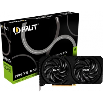 Placa de Vídeo RTX4060 8GB GDDR6 128Bits Palit Infinity 2