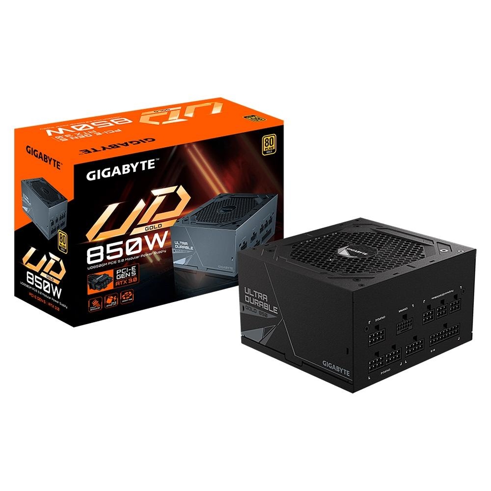 Fonte de alimentação ATX 850W 80 Plus Gold Gigabyte UD850GM