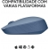 Mouse sem Fio USB Logitech M170 - Azul Gray