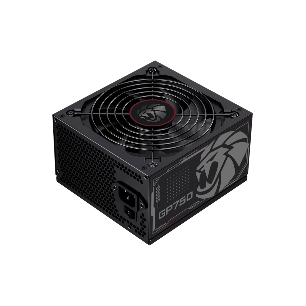 Fonte de alimentação ATX 750W 80 Plus Bronze Gamemax GP750 PFC Ativo com Cabo