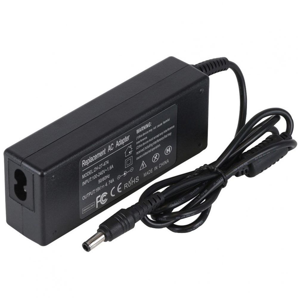 Fonte para notebook Samsung 19V 4,74A 90W BB20-SA19-C *
