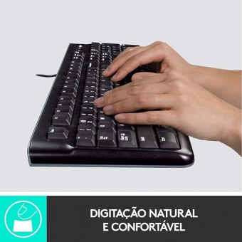Kit Teclado e Mouse Logitech MK120