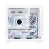 Gabinete Gamer ATX Kmex CG48KI AQUARIO CYBERPUNK BRANCO DISPLAY DIGITAL