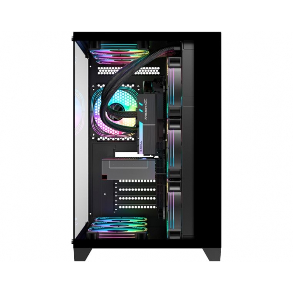 Gabinete Gamer ATX Kmex CG02J1 AQUARIO GHOST SHARK BLACK