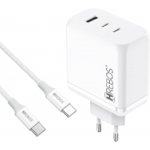 Carregador Celular Tipo C 65W  HRebos CRG-504i Branco