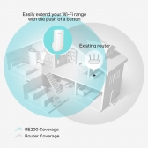 Repetidor de Sinal  TP-Link RE200 AC750 Wireless Dual Band