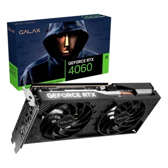 Placa de Vídeo Geforce RTX4060 8GB GDDR6 128 Bits Galax OC 2X