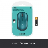 Mouse sem Fio USB Logitech M185 - Azul