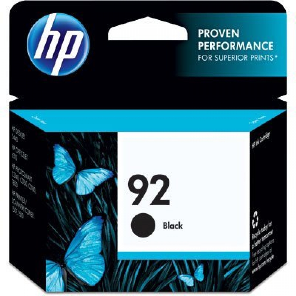 Cartucho HP 92 preto 5,5ML C9362Wb Original