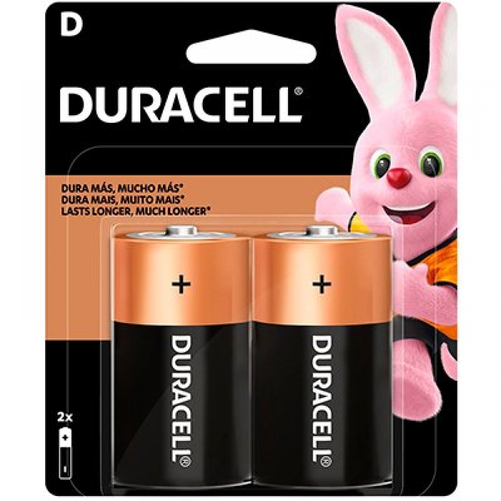 Pilha Alcalina D C/2 Duracell