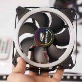Kit Cooler Fan com 2un 120mm C3 Tech LED F7-L600RGB e controle