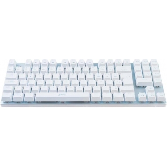 Teclado Mecânico Gamer Aplus Barak White Led Branco