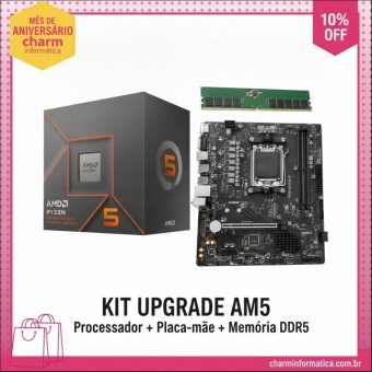 Kit Upgrade - Processador AMD Ryzen 5 8500G + Placa MSI A620M-E PRO + Memoria DDR5 16GB 4800Mhz