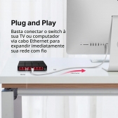 Switch 8P 10/100/1000 Mercusys MS108G (BR)