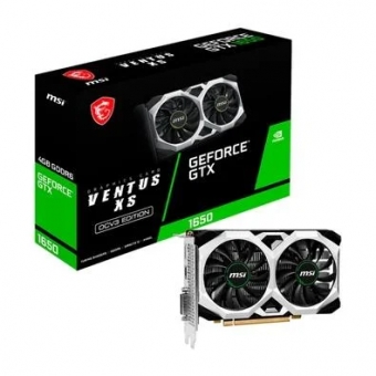 Placa de Vídeo GTX1650 4GB GDDR6 128Bits OC MSI Ventus