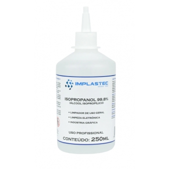Limpador Isopropanol 99,98% 250ml Implastec