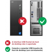 Gravador USB CD/DVD Externo Slim MR0013
