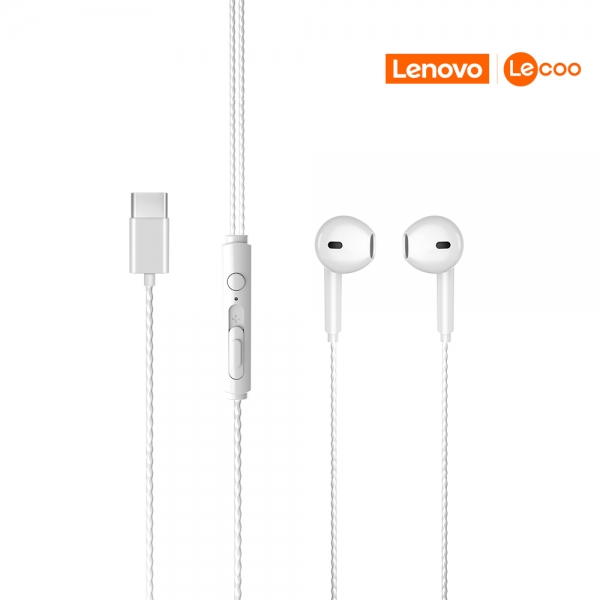 Fone de Ouvido Intra Auricular Lecoo EH104 Branco - USB-C