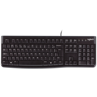 Teclado Multimidia USB Logitech K120 preto