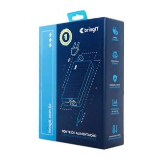 Fonte para notebook Vaio/Acer Aspire 19V 3,42A 65W FT119 BringIT