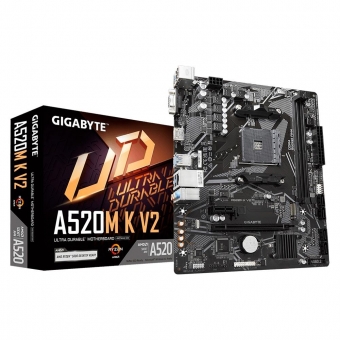 Placa Mae Gigabyte A520M K V2 Ultra Durable AMD AM4 DDR4