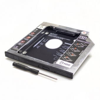 Adaptador Caddy 9,5mm Exbom HDCA-S095 para notebook (HD-DVDRW)
