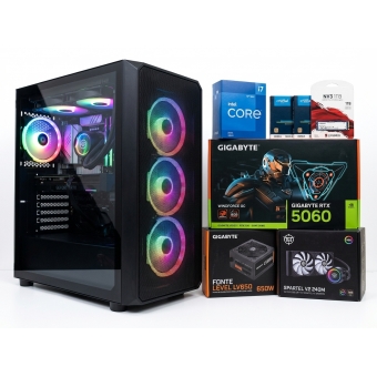 PC Desktop Charm Intel i7-12700F 32GB DDR5 1TB SSD NVMe RTX5060 8GB