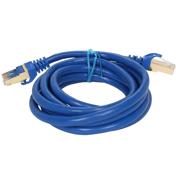 Cabo Rede Patch Cord CAT7 1,5m Pluscable ETH6U15BL Azul