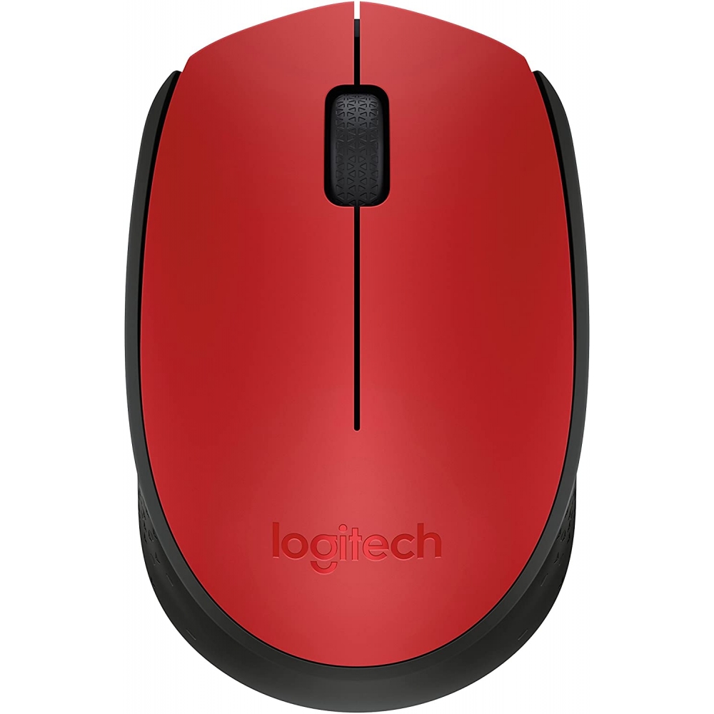 Mouse sem Fio USB Logitech M170 - Vermelho