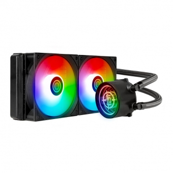 Water Cooler para CPU TGT RGB 240mm Spartel V2 240 - SPLVI240-BK01