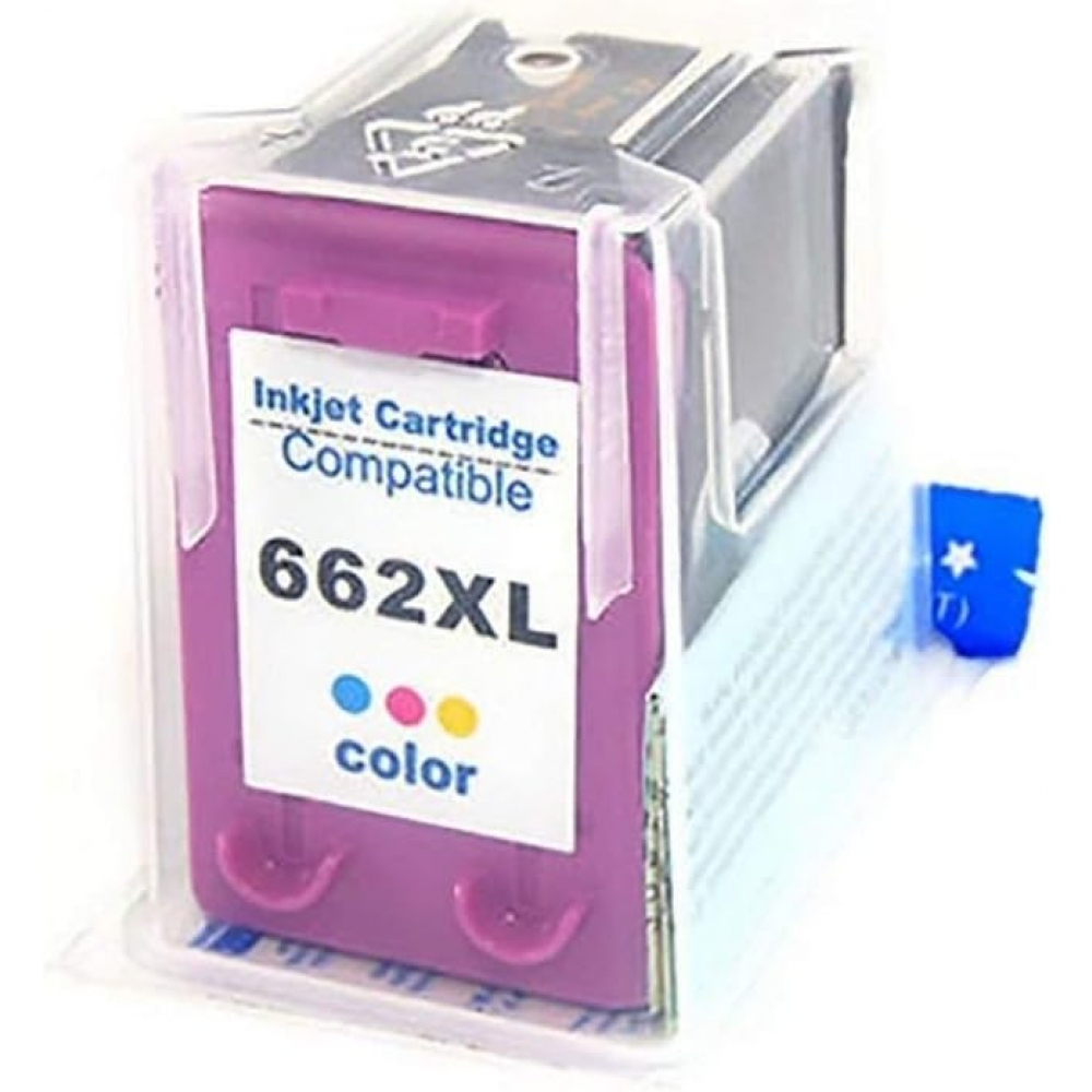 Cartucho HP 662 XL colorido 10ML compatível