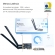 Placa de Rede Wifi PCI Express Knup T119 Dual Band
