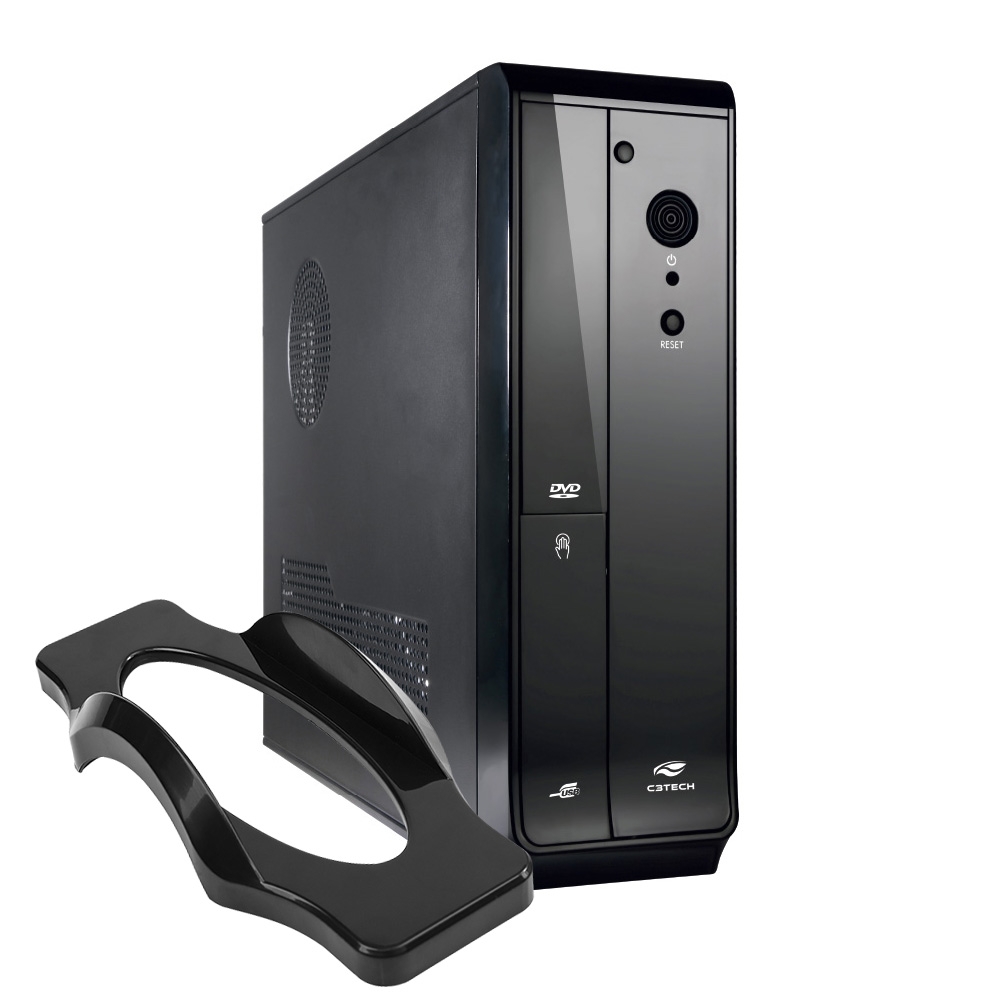 Gabinete Slim com Fonte C3 Tech DT-110BK