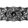 Kit Cooler Fan com 3un 120mm Rise Mode Laser RM-AU-05-ARGB 5v