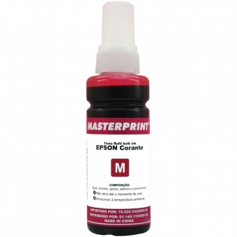 Garrafa de Tinta Epson 664 Corante 100ml Vermelha Masterprint