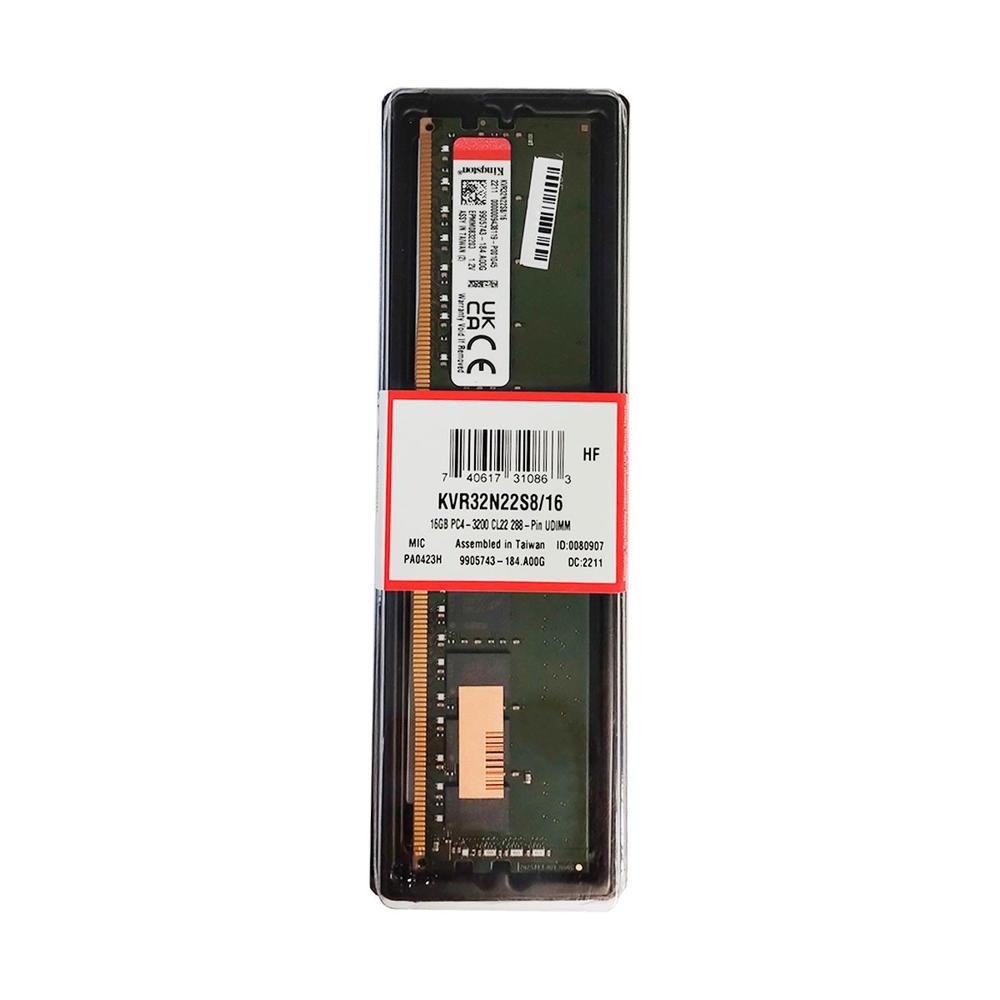 Memoria DDR4 16GB 3200Mhz Kingston para desktop
