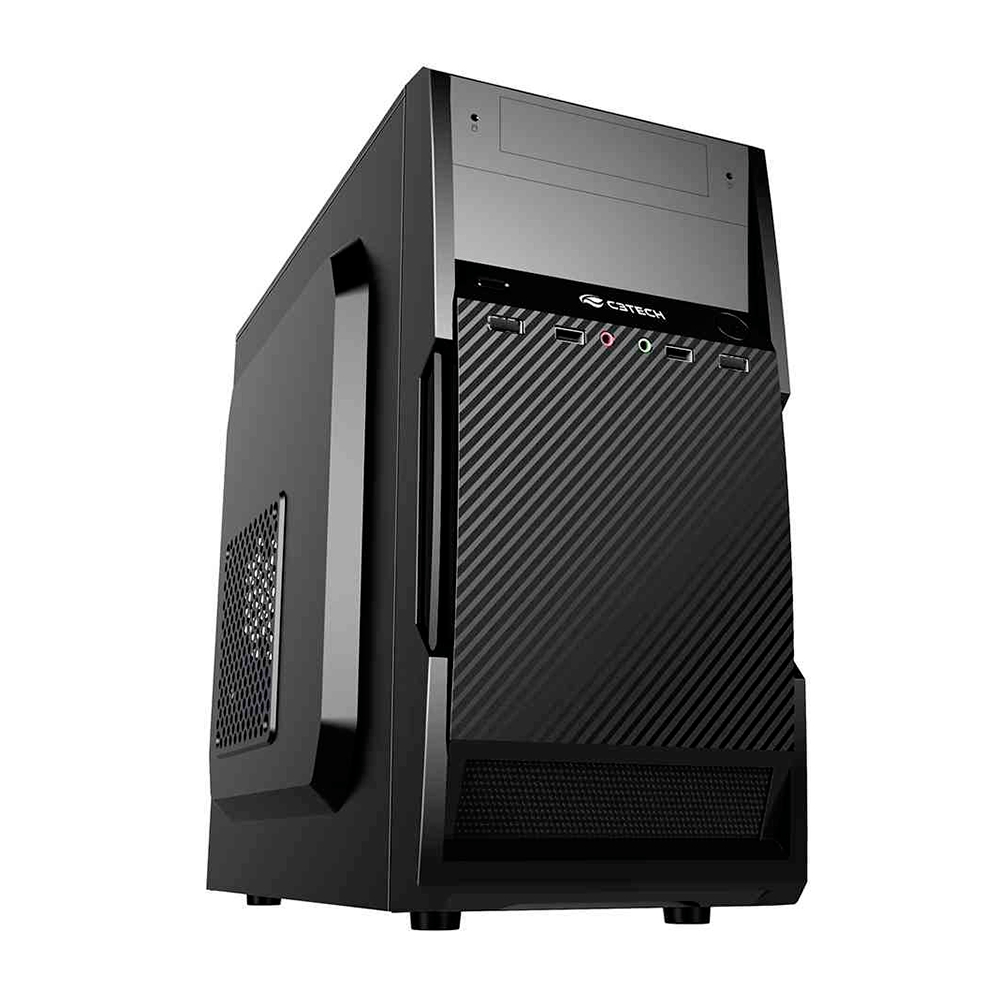 Gabinete Micro ATX com Fonte 200W C3 Tech MT-25BK