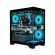 Gabinete Gamer ATX Kmex CG01F9 AQUARIO Micro Poseidon Preto Sem Fan