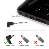 Fonte para notebook HP 19,5V 40W BB20-HP19-40 (Netbook)*