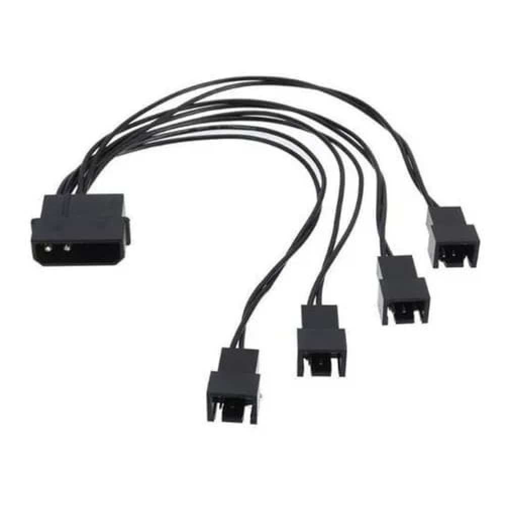 Cabo Adaptador Multi Fan Splitter Molex 3/4 Pinos