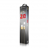 Cabo Celular USB Lightning USB 2,0M C3 Tech CB-210 - Dourado