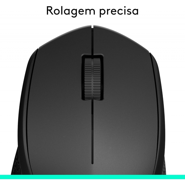 Mouse sem Fio USB Logitech M280 - Preto