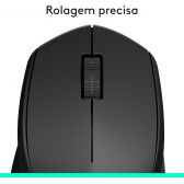 Mouse sem Fio USB Logitech M280 - Preto