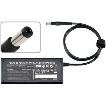 Fonte para notebook HP Ultrabook 19,5V 3,33A 65W JHE
