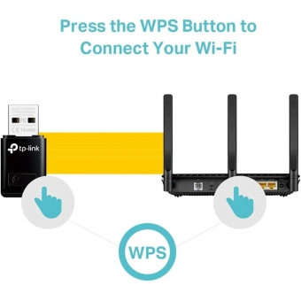 Placa de Rede Wireless USB 300Mps TP-Link Tl-Wn823N (Mini)
