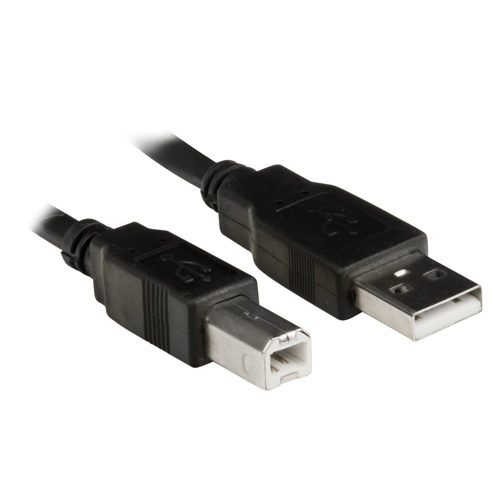 Cabo USB 2.0 Impressora AM X BM 1,8m Pluscable PC-USB1801
