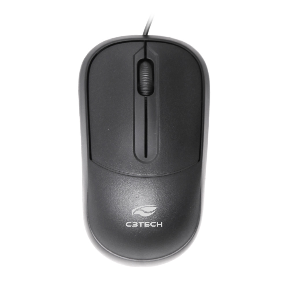 Mouse USB C3 Tech MS-35BK Preto