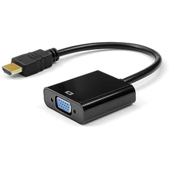 Cabo Adaptador HDMI M X VGA F  Pluscable ADP-HDMIVGA-10BK