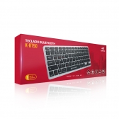Teclado sem fio Bluetooth C3 Tech K-BT50BK Preto